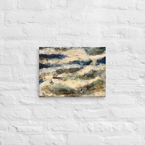 WAVES 12&quot; X 16&quot; Canvas