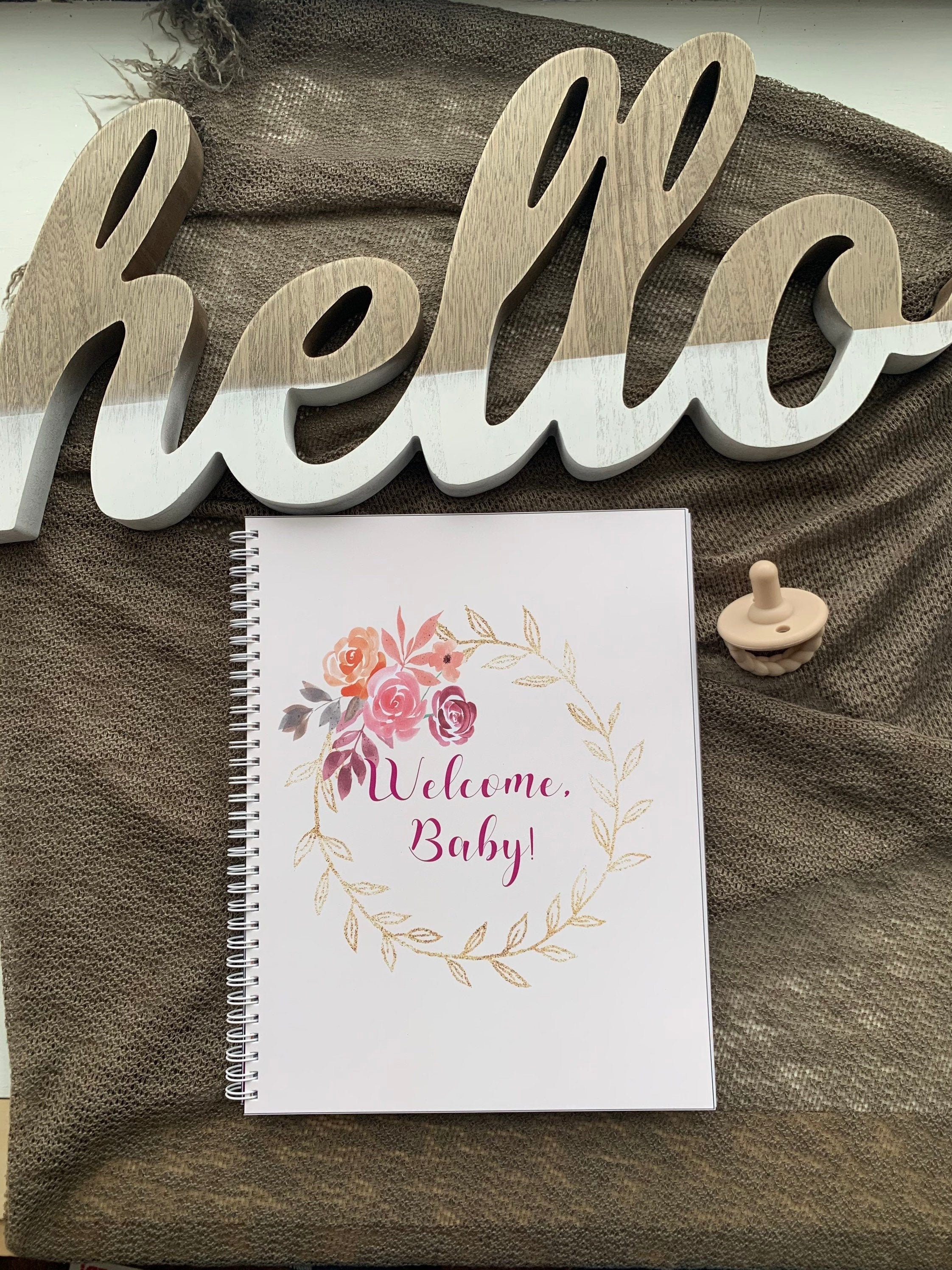 Personalized Baby Book MULTIPLE COVER PHOTOS Baby's Etsy