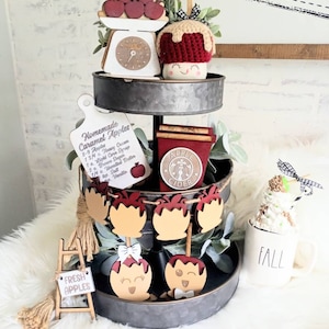 Apple Cider Tier Tray. Apple Cider Fall Signs. Fall Tier Tray. Apple Cider. Fall Mini Signs.. mini signs. coffee bar signs