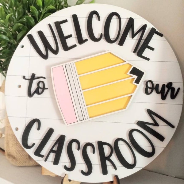 welcome to our classroom teacher gifts teacher sign classroom decor teacher items