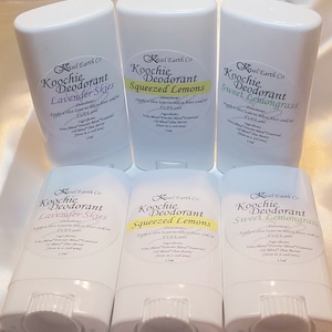 Koochie Deodorant: Soy Wax, Beeswax, and Essential Oils