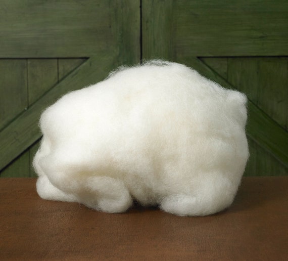 Carded New Zealand Wool Fibre