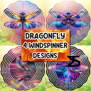 Diseño de sublimación PNG de molinete de viento con forma de libélula, diseño PNG de molinete de viento, imagen de descarga digital instantánea, uso comercial