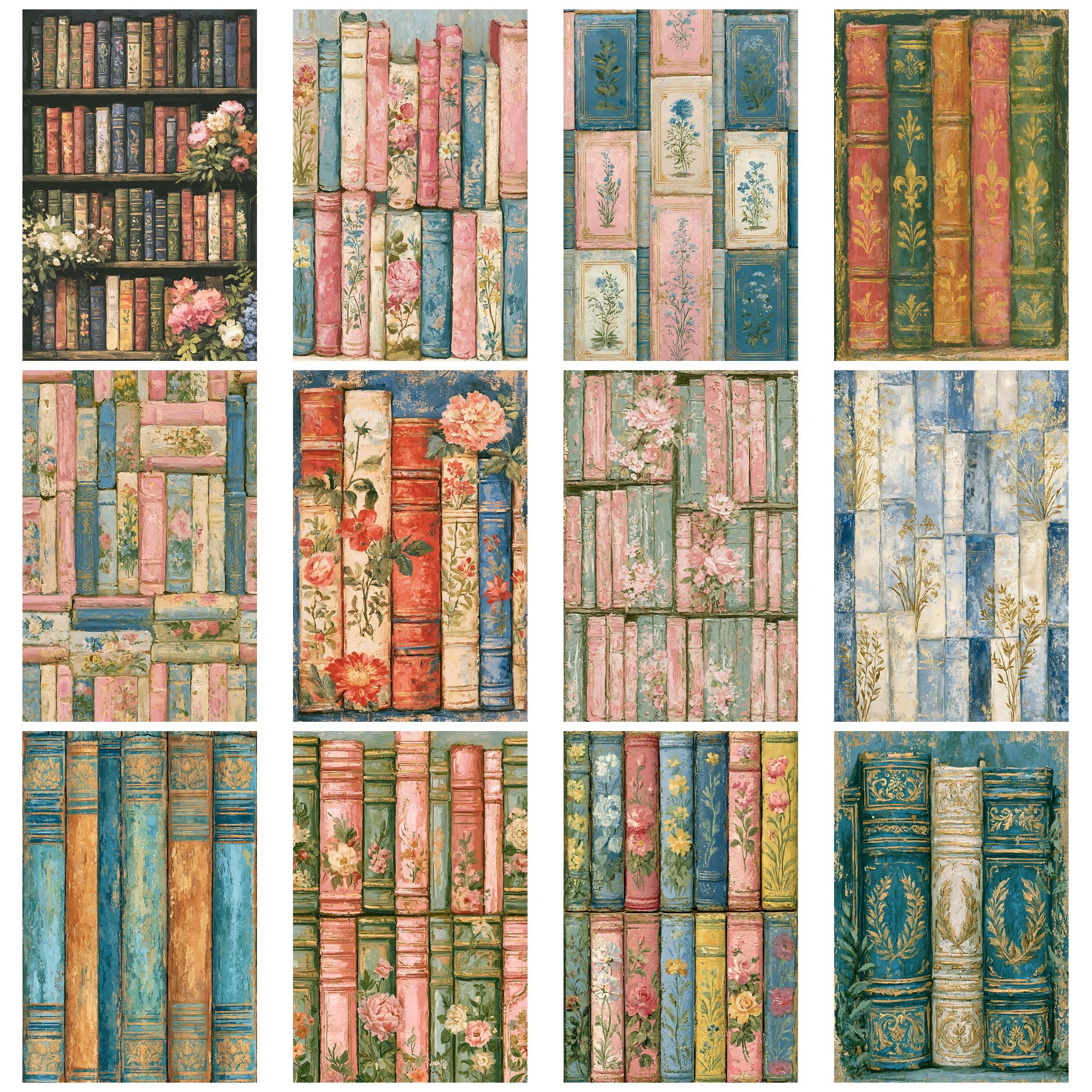 Victorian Books1 Vintage Junk Journal Ephemera Kit Antique Book Pages ...