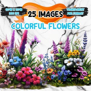 Frühling Clipart Bundle, Instant Download, kommerzielle Nutzung, Planer, Sticker