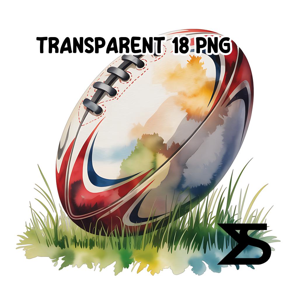 Watercolour Rugby Posts Watercolor Rugby PNG Image on Transparent Background, Digital Sticker ...