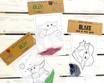 Mando, The Child Inspired Party Favors/ Birthday Party Favor/ Classroom Party Favor