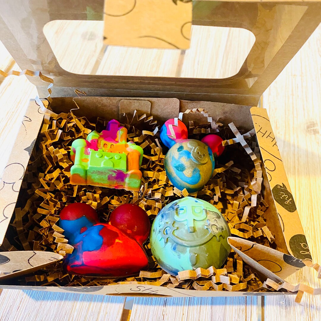 Crayon Gift Box for Kids Magical Kingdom Inspired Crayons Etsy
