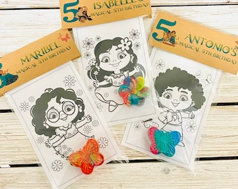 Encanto Inspired Party Favors, Madrigal Family Party Favors , Crayon Party Favors, Birthday Party Favors for Kids, Classroom Party Favor