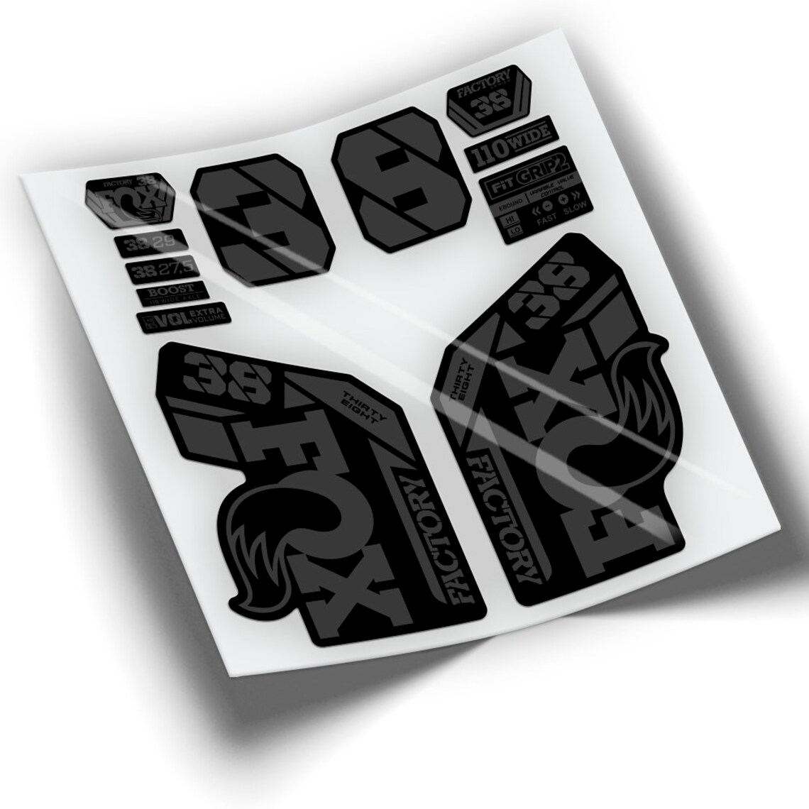 Fox 38 Factory 2021 Fork Stickers Colors WP433 Aufkleber Etsy