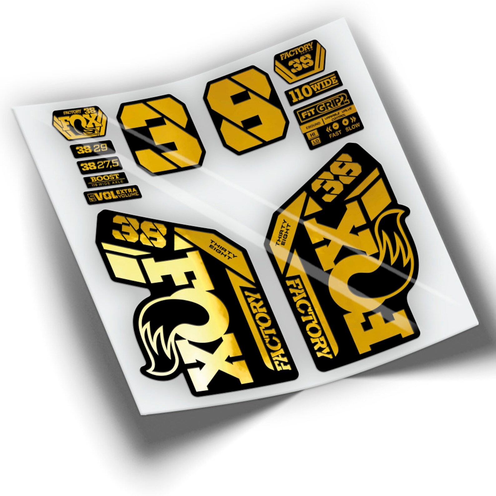 Fox 38 Factory 2021 Fork Stickers Colors WP433 Aufkleber Etsy
