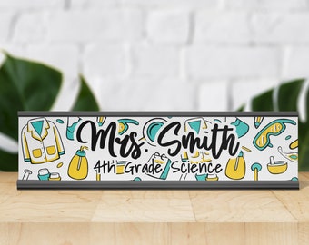 Science Name Plate Etsy Science Name Plate Etsy
