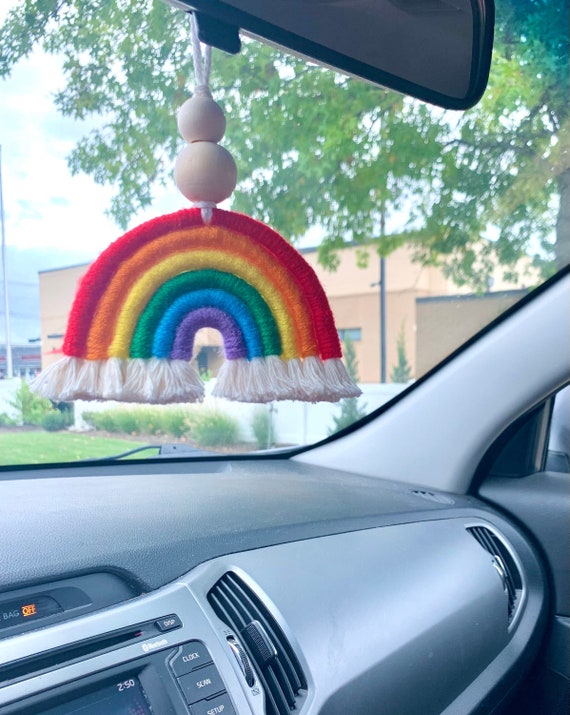 Stolz Flagge Regenbogen Auto Anhänger, Regenbogen Rückspiegel