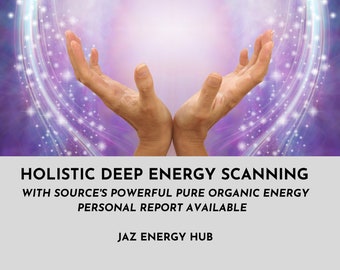 Escaneo holístico de energía profunda / Sanación de energía a distancia para el viaje de ascensión espiritual orgánica del alma