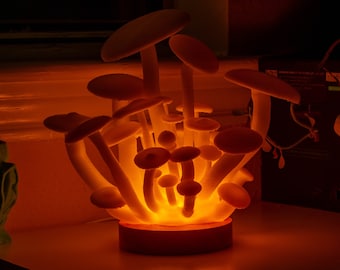 Mushroom Lamp Color Changing, CottageCore, Psychedelic, Trippy, Gothic, Hippie, Vibes