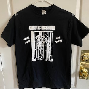 CHAOTIC DISCHORD Shirt - T-Shirt, Punk, Uk82, Discharge, Chaos Uk, GBH, Disorder, Vice Squad, Partisans, Crass, Blitz
