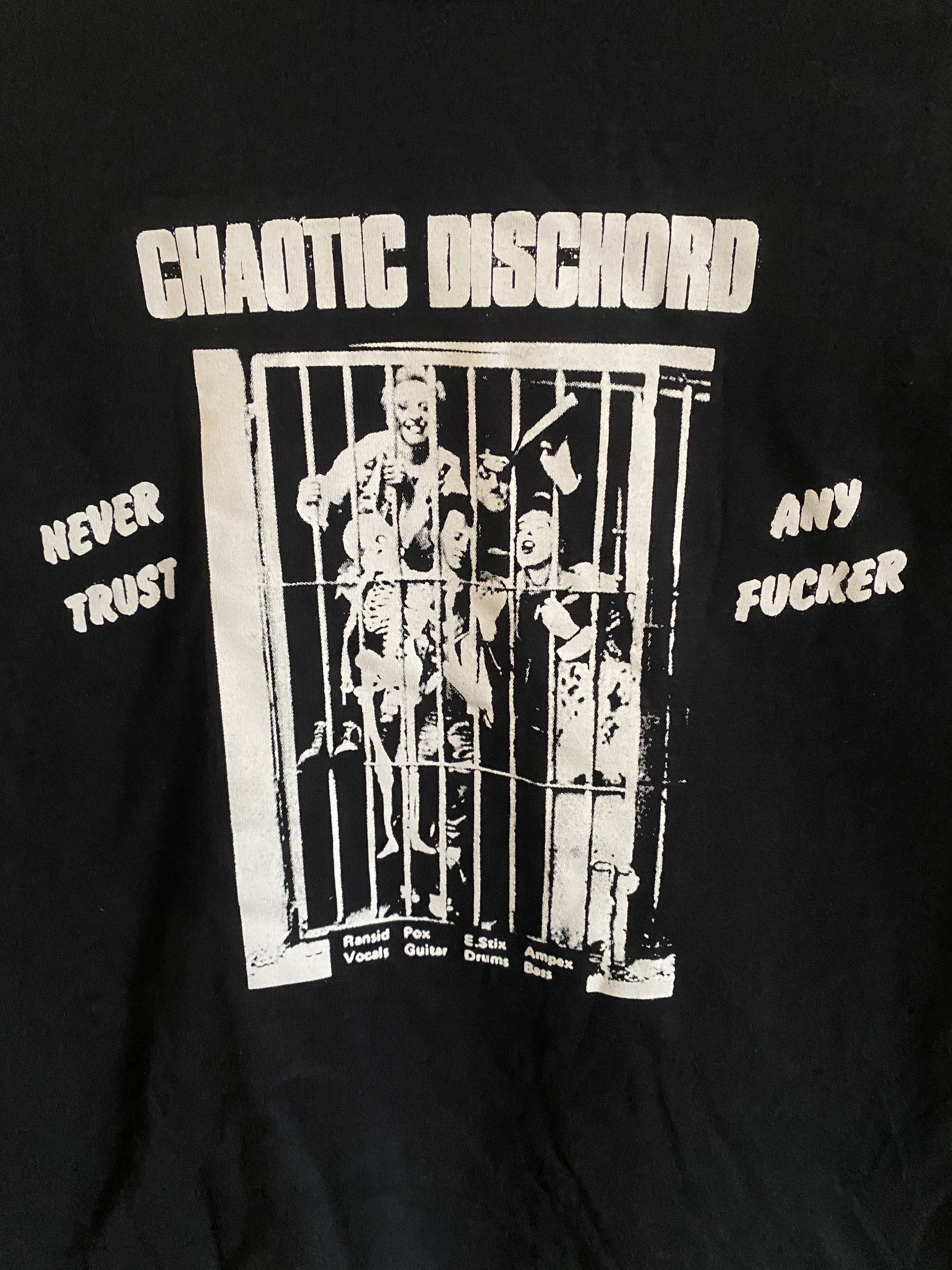 CHAOTIC DISCHORD カットオフTシャツ　ビンテージ CHAOTIC DISCHORD カットオフTシャツ ビンテージ 【公式通販】