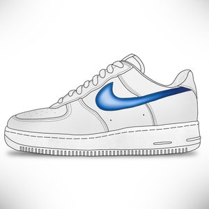 Nike Air Force 1 Neon Swoosh