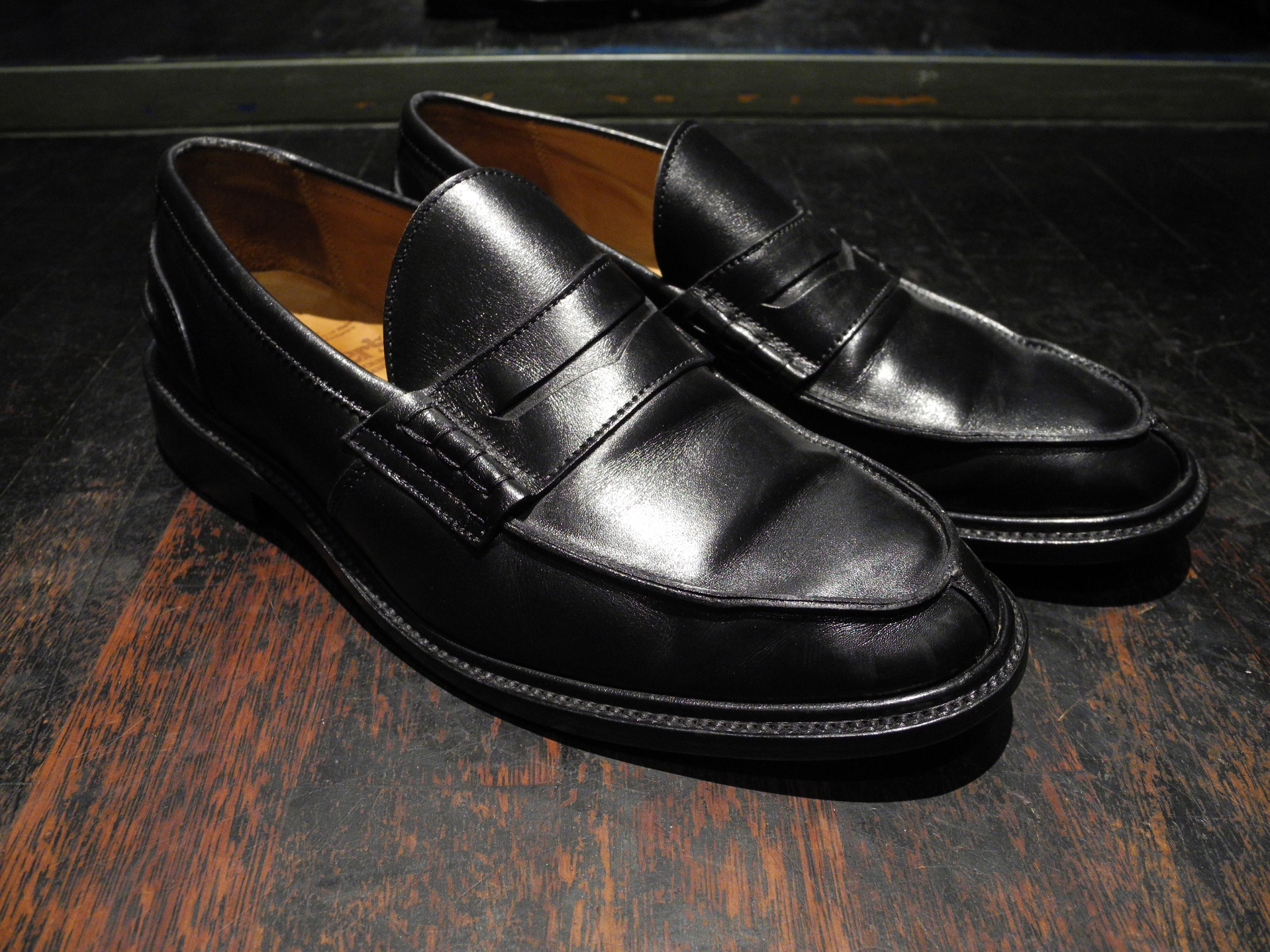 Tricker's Penny Loafer UK 7.5 Black Etsy