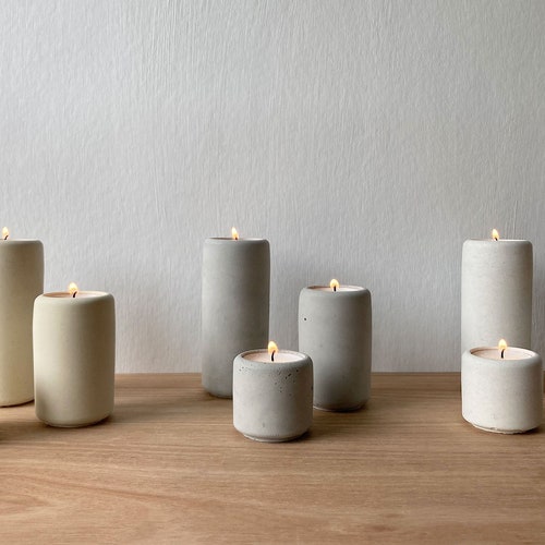 Tea Light Holders Set of 3 Etsy