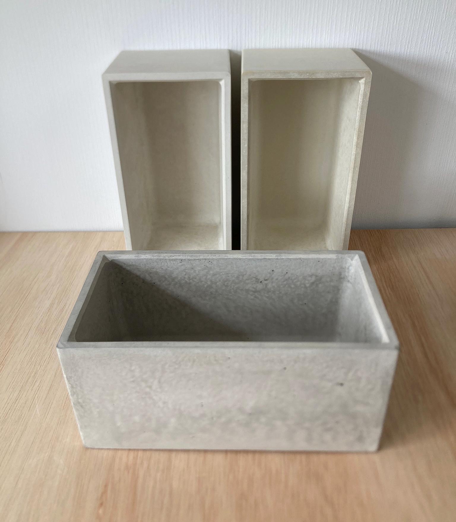 Concrete Organiser Tray | Bathroom Organiser, Minimalist Rectangular ...