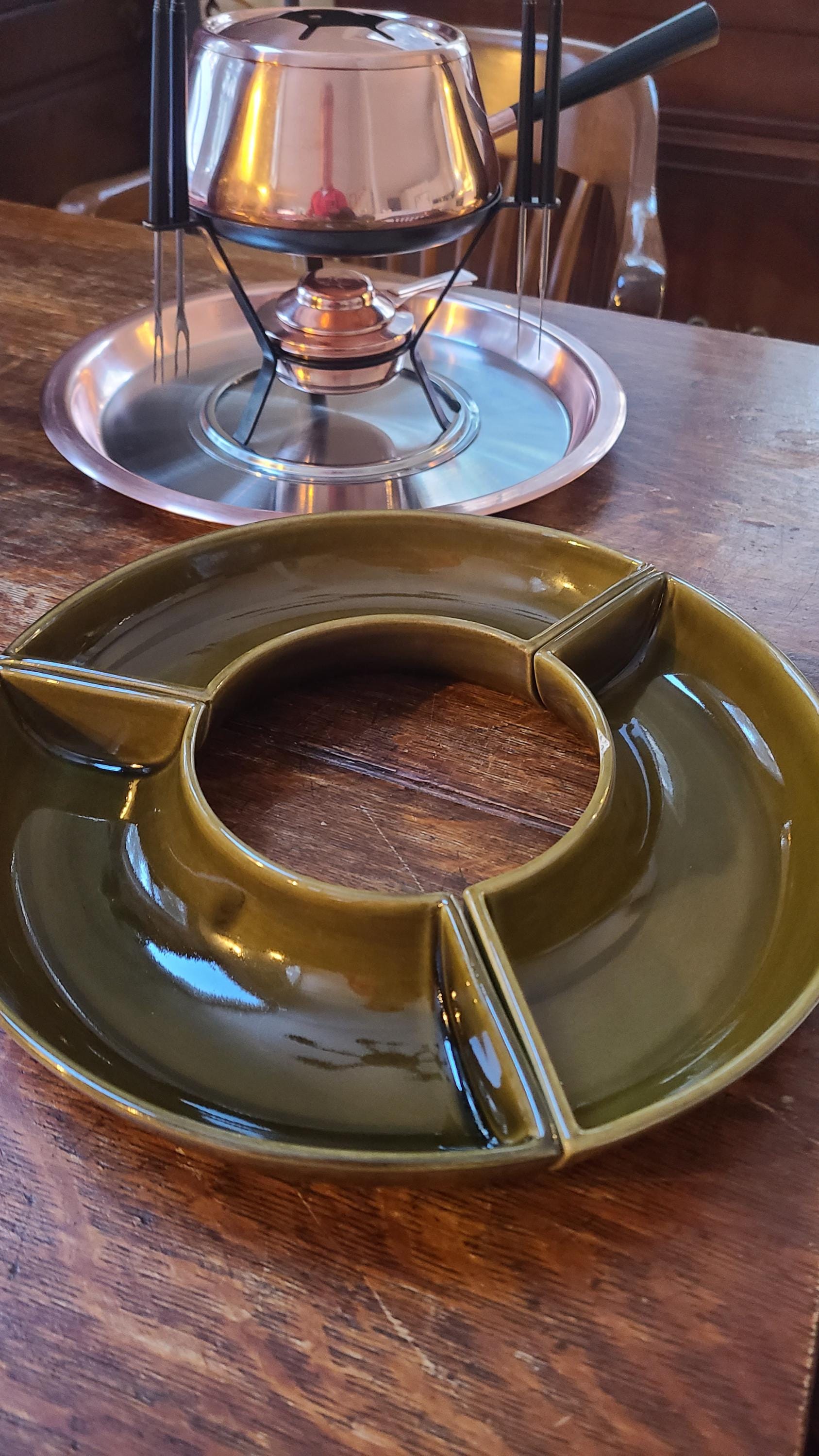 銅製フォンデュセット Culinox Spring Switzerland、スタンド