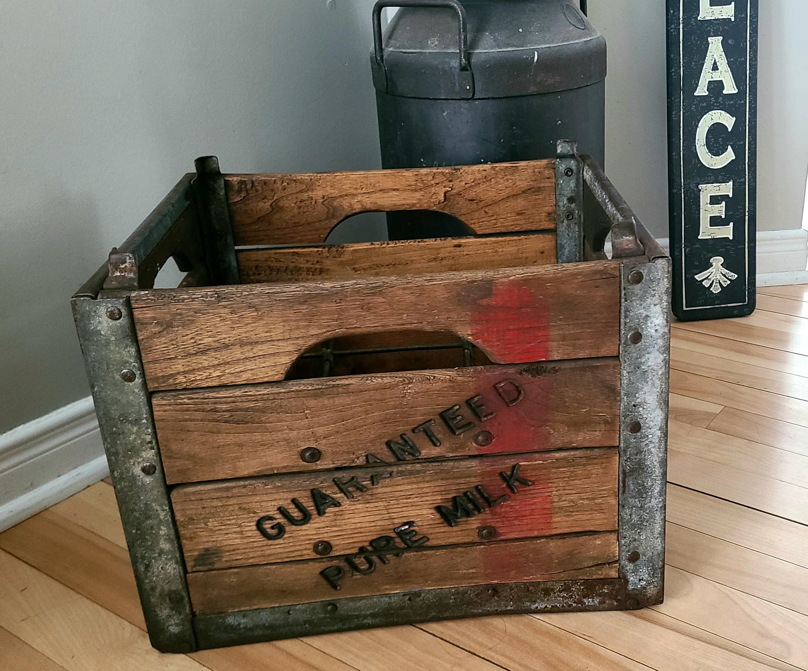 Divided bottle crate - Etsy 日本
