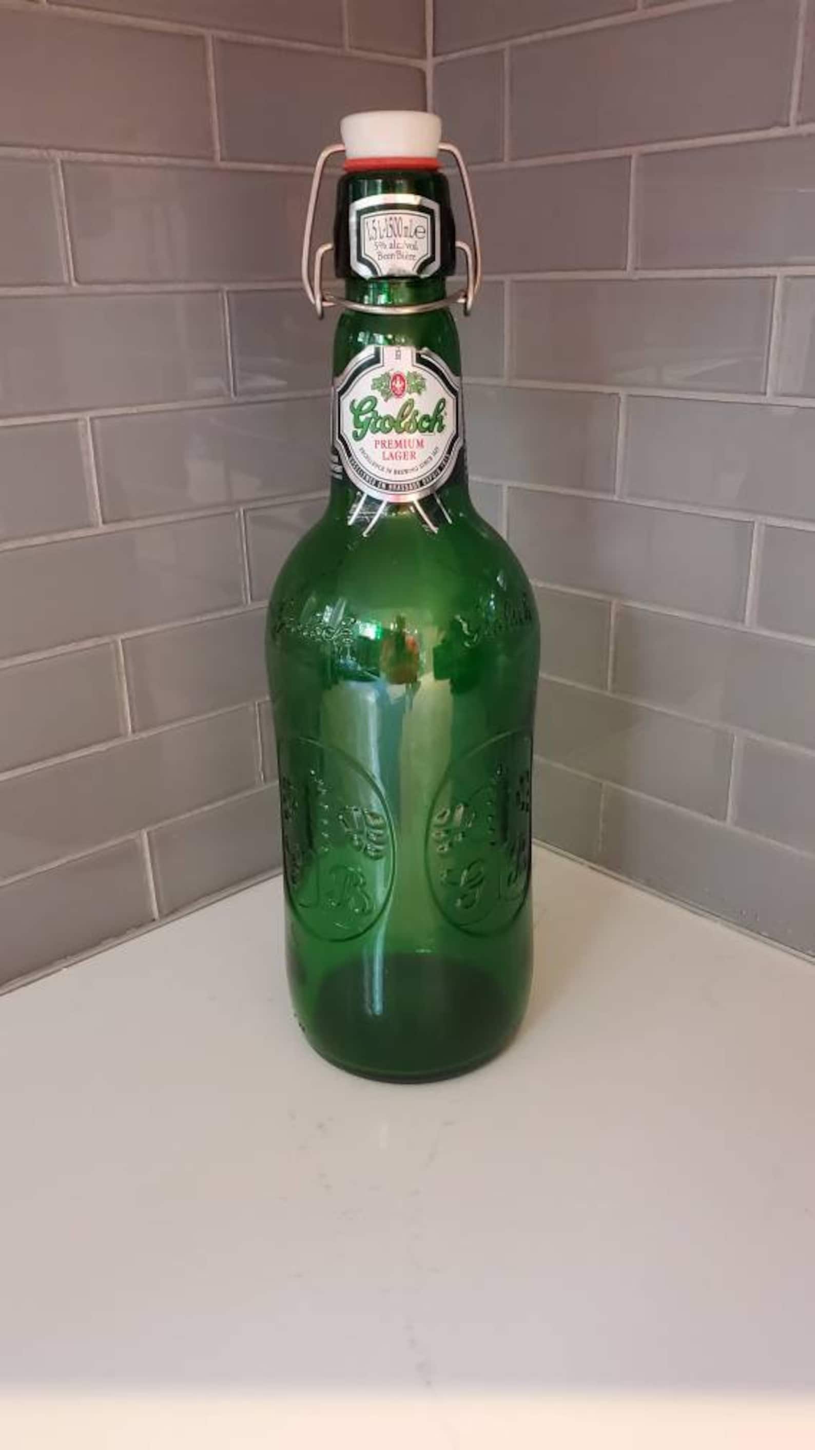 Giant GROLSCH BEER Bottle 1.5 L Vintage Grolsch Premium Lager Etsy