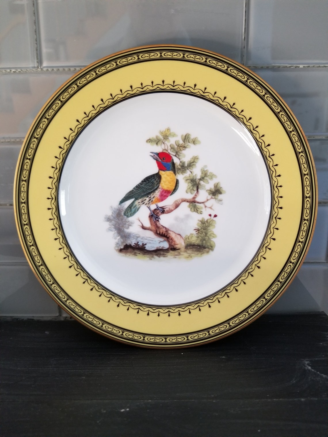 Limoges Ancienne Manufacture Royale Plate Jardin Du Roi Barbu Etsy