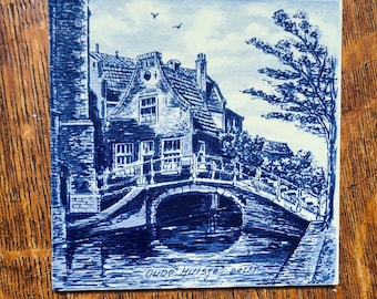 ロッテルダムのウィレムス橋の開館を記念したデルフトブルーのタイル3