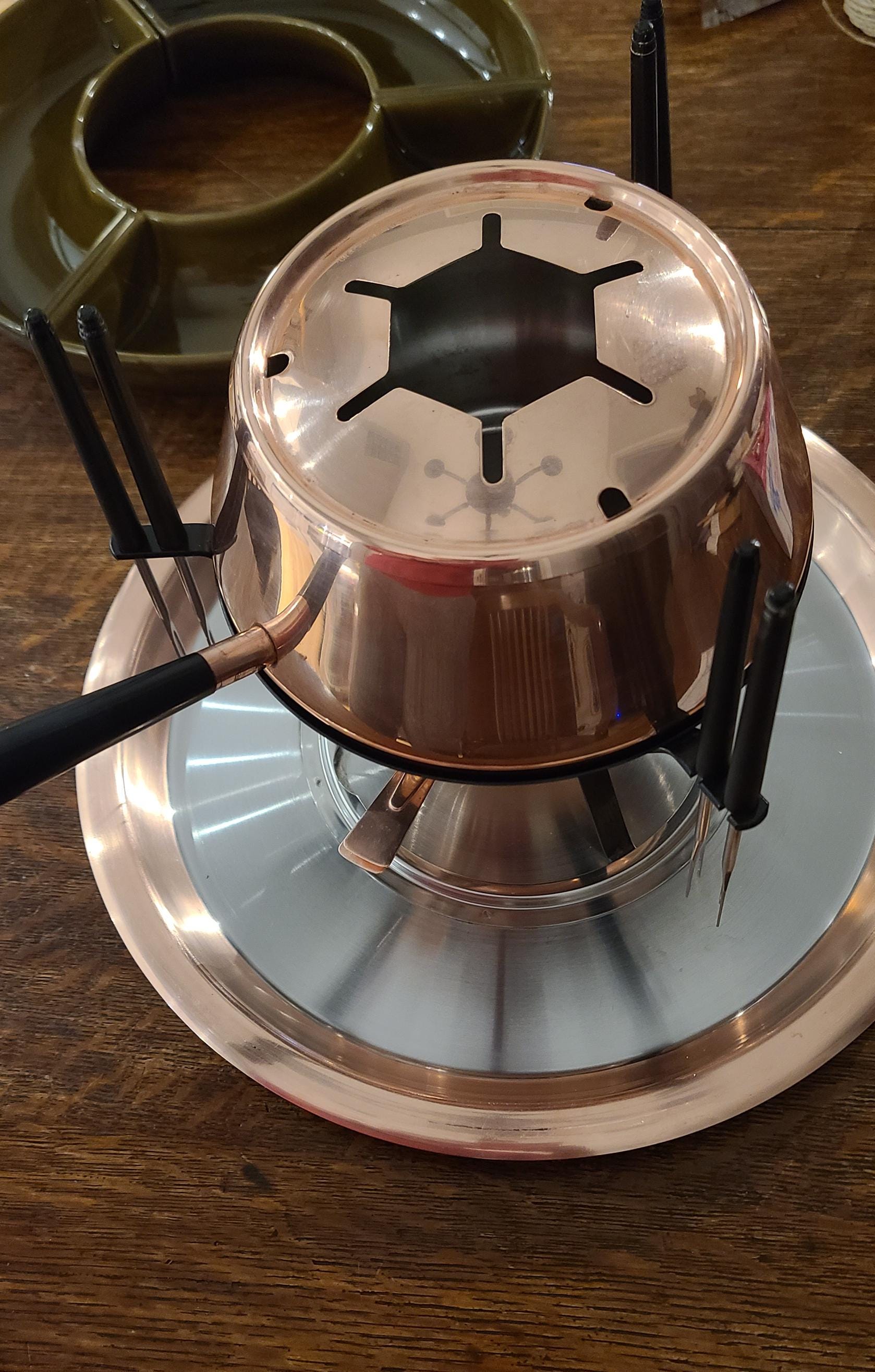 銅製フォンデュセット Culinox Spring Switzerland、スタンド