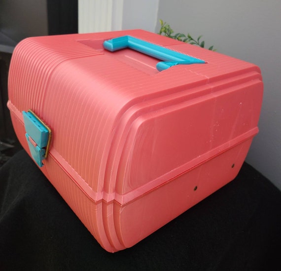 CHOICE Teal OR Fuchsia Makeup Caddy Vintage Toiletry Caddy Retro 90s Bath  Accessories 90s Dorm Accessories 