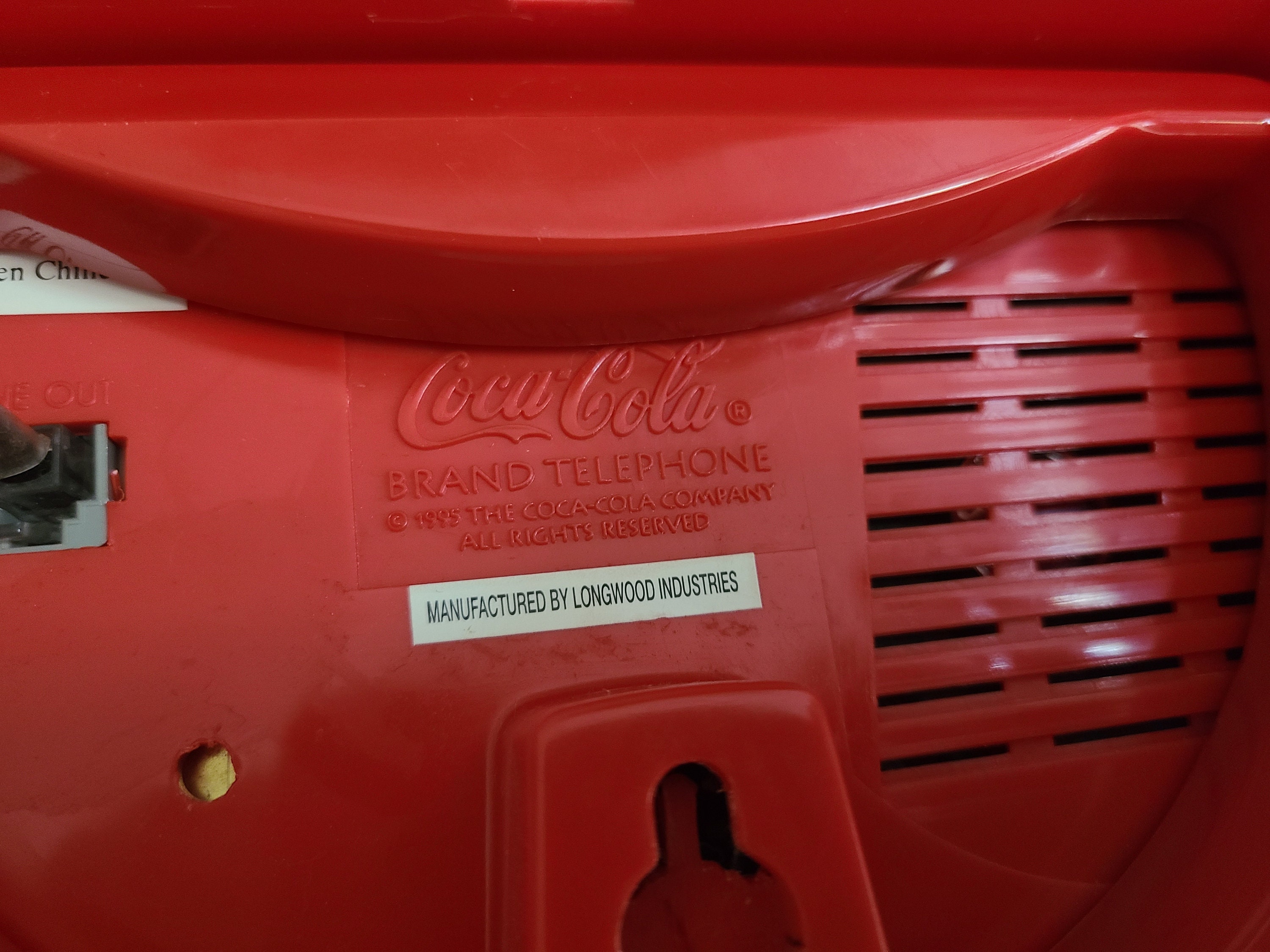 Vintage Coca-cola Light up Disc Telephone W/original Box Vintage Coca-cola Light up Disc Telephone W/original Box