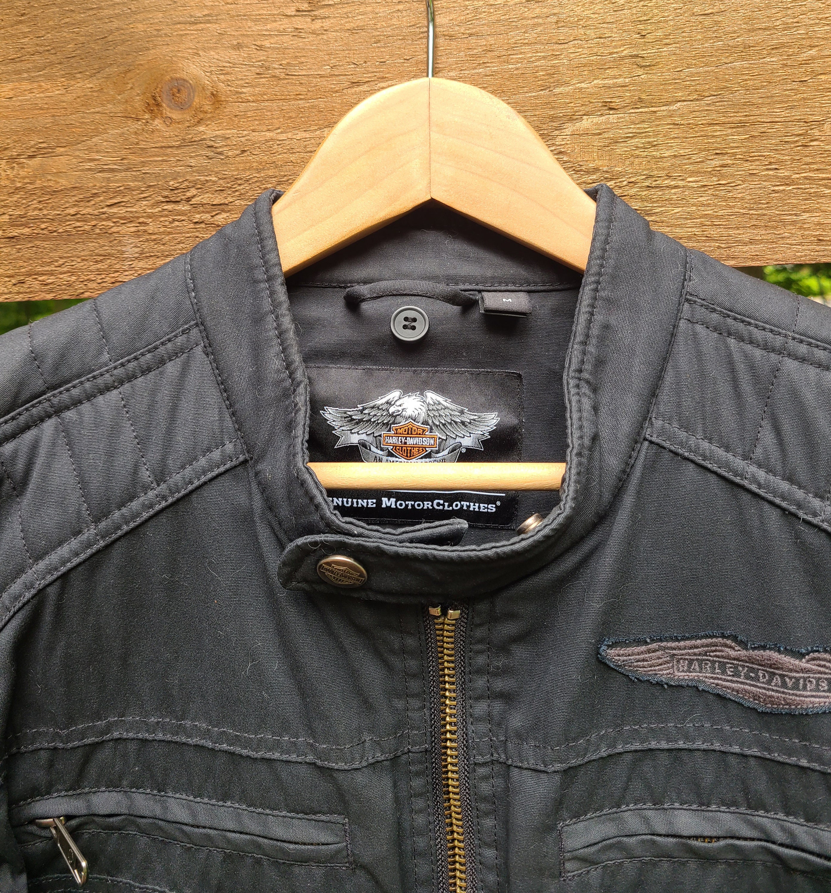 y2k✨️ Harley-Davidson トラックジャケット ジャージ ロゴ y2k】トラックジャケット 大麻柄 マリファナ柄 サイドロゴ