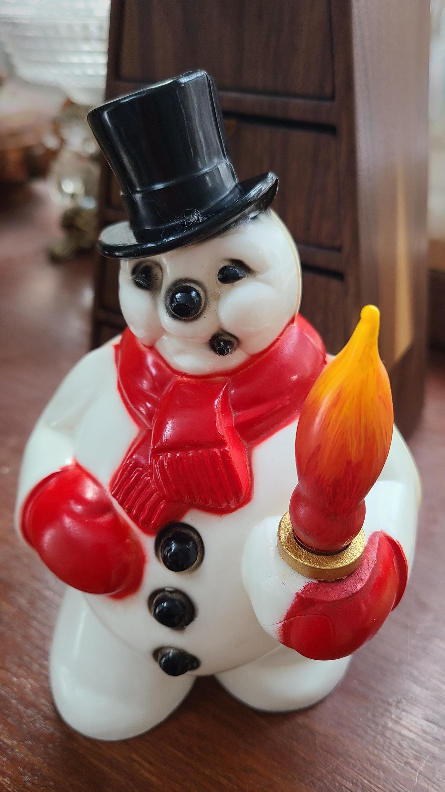Vintage Snowman Blow Mold - Etsy Canada