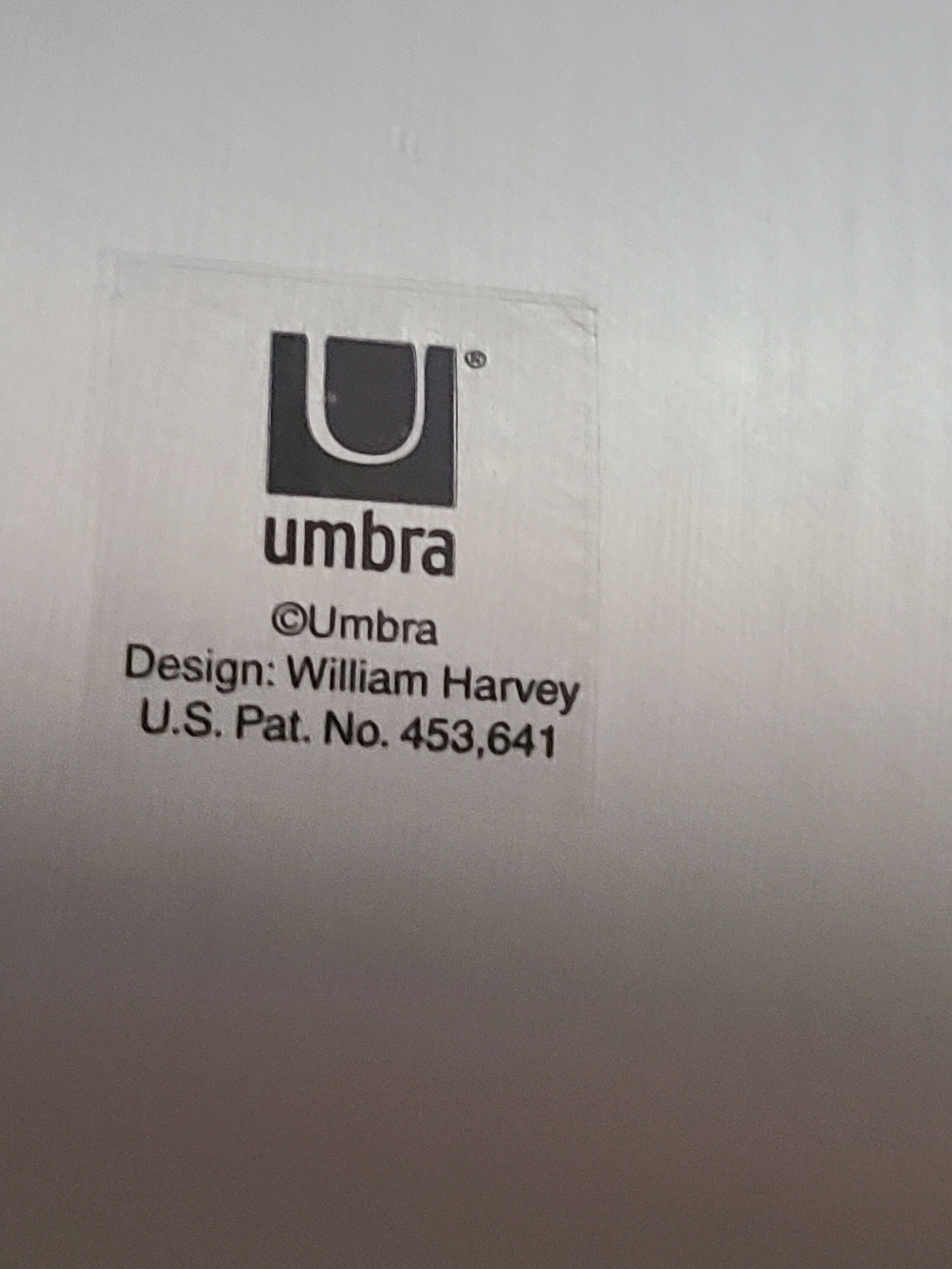 Umbra Magazine Holder, Sleek Minimalist Modernist Aluminum Umbra Magazine Holder, Sleek Minimalist Modernist Aluminum