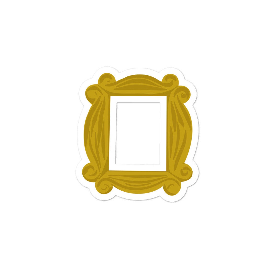 Friends Gold Yellow Picture Frame Sticker Etsy