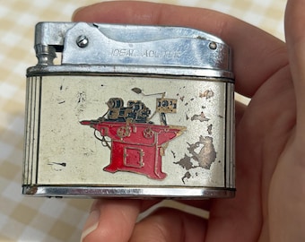 Working Vintage Lighter / Harvill Machine Co. / Carbide Throwaway Grinder / 1950s 50s / McM Mid Century / Retro / Michigan / Art Deco