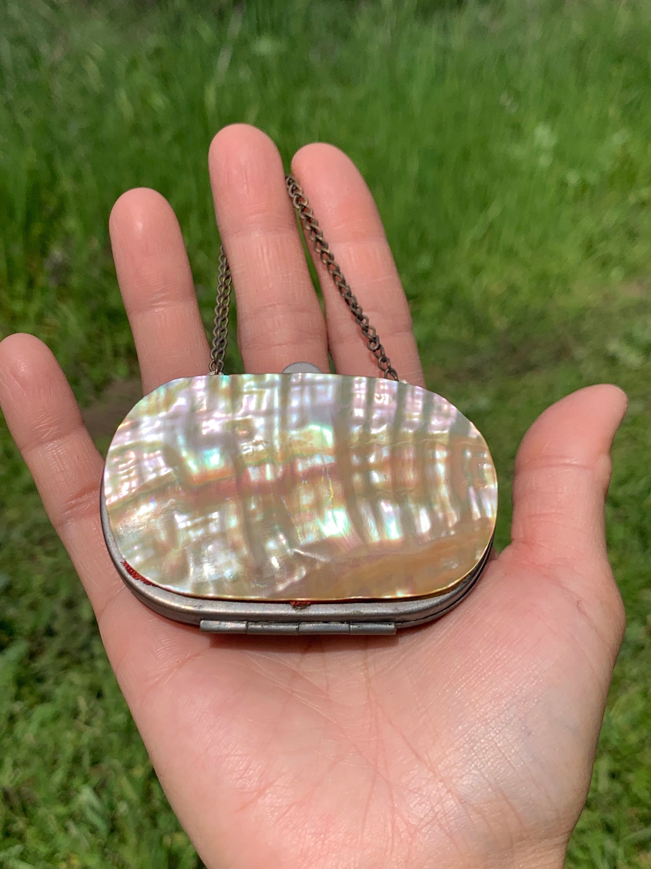 Antique shell purse Etsy