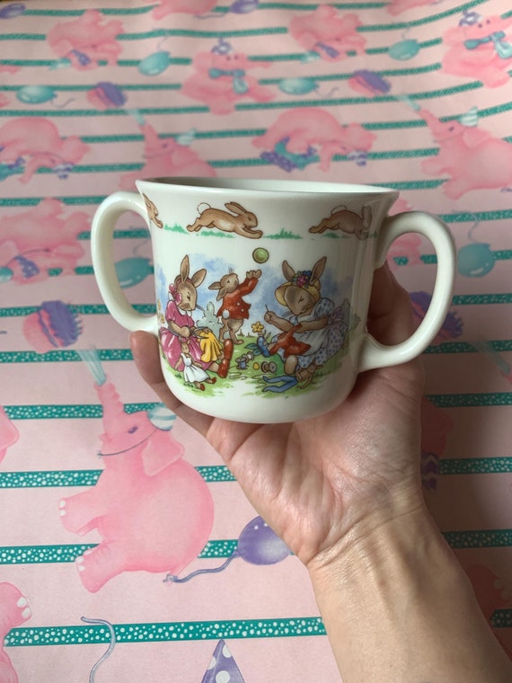 Vintage Bunnykins 1936 Royal Doulton English Fine Bone China Cup