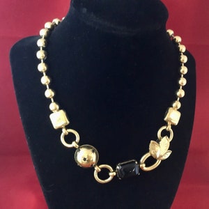 Renaissance vintage French necklace with matching bracelet