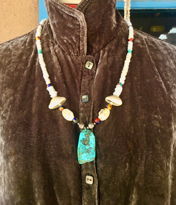 Seneca nation northeast USA.  Tribal Artisan neck… - image 1