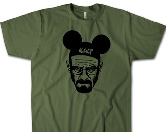 Walter White Spoof T-Shirt | Funny Breaking Bad Tee | Heisenberg + Disney Parody Shirt