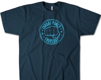 Throat Punch Thursday T-Shirt | Funny Almost Weekend Party Tee