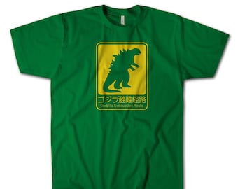 Godzilla Evacuation Route T-Shirt | Monsterverse Fan Tee | Monarch Legacy Shirt