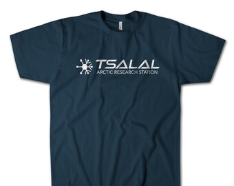 TSALAL Arktis Forschungsstation T-Shirt | True Detektiv Evil Lab Mitarbeiter Shirt | Navarro & Danvers Night Country Corpsicle Lab Tee