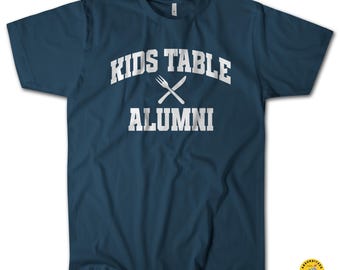 Kids Table Alumni T-Shirt | Thanksgiving Shirt | Family Holiday Humor Tee