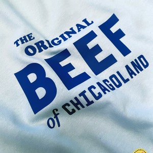 Original Beef of Chicagoland Tee | The Bear, Ritchie & Sydney Sandwich Shop Official Work Shirt | Next Level Premium T-Shirt Ships for Free