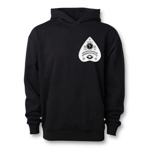 OUIJA Planchette Hoodie: Heavyweight Cotton-Blend