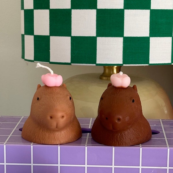 Capybara Candle| Capybara lover gift| Capybara decor| Home decor| Funny Candle| Funky Candle| Unique Candle| Animal Candle| Capybara Candles